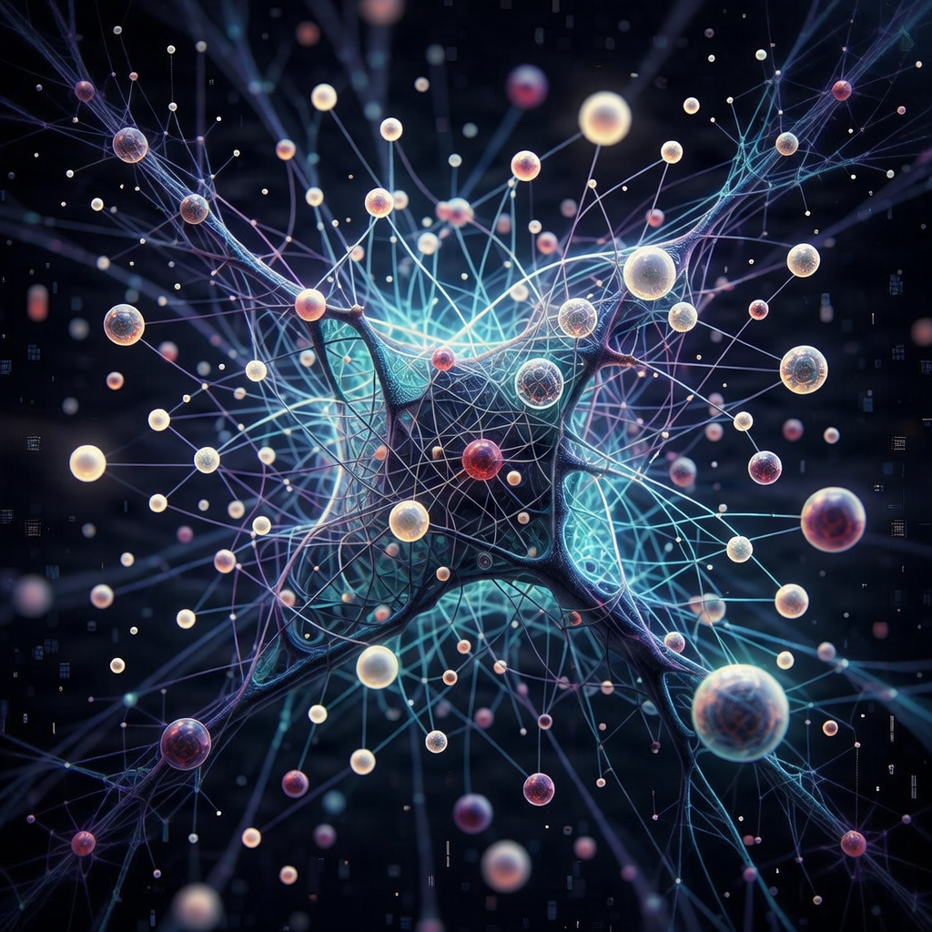 Advanced machine learning abstract visual representing AI Applications